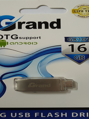 16GB مدخلين Grand GX101 فلاشة