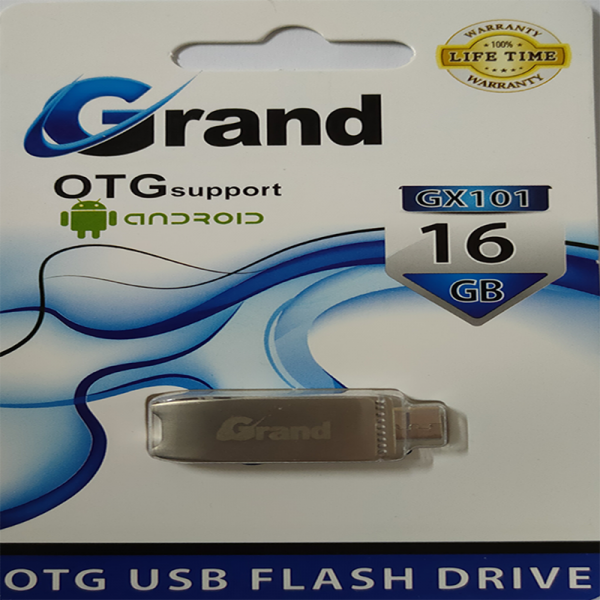 فلاشة Grand GX101 مدخلين 16GB
