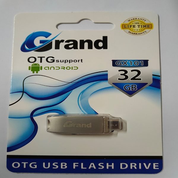 فلاشة Grand GX101 مدخلين 32GB